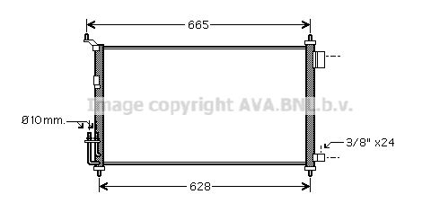 AVA QUALITY COOLING Lauhdutin, ilmastointilaite DN5251